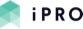 iPRO logo, featuring a teal ribbon-shaped icon beside the text 'iPRO' in white, on a dark red background.